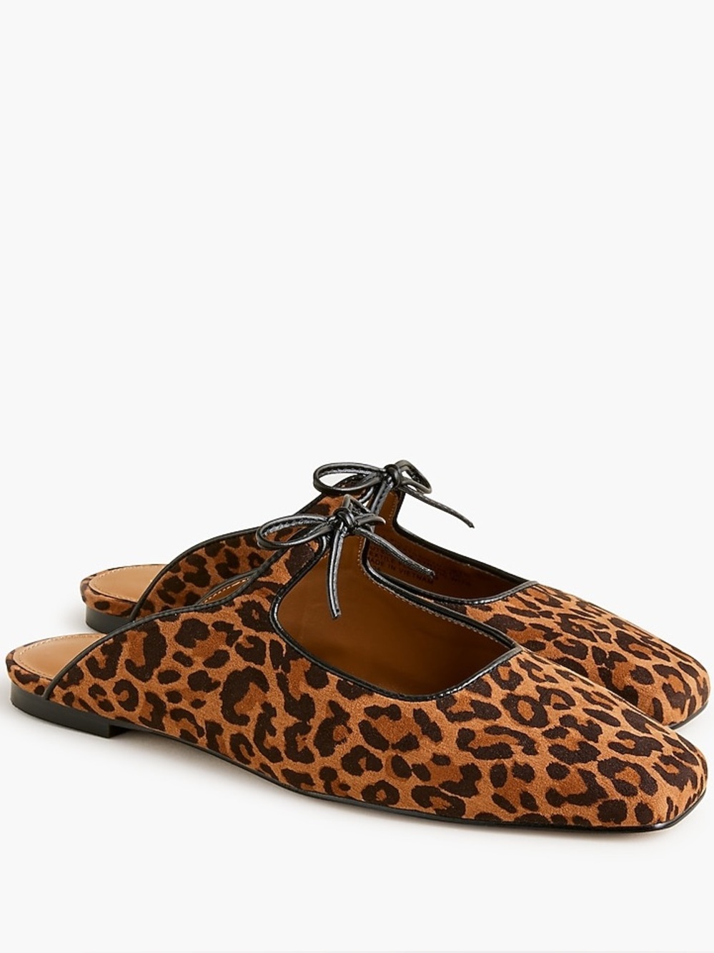 J.Crew Factory Bow slip-on mules - Size 8
